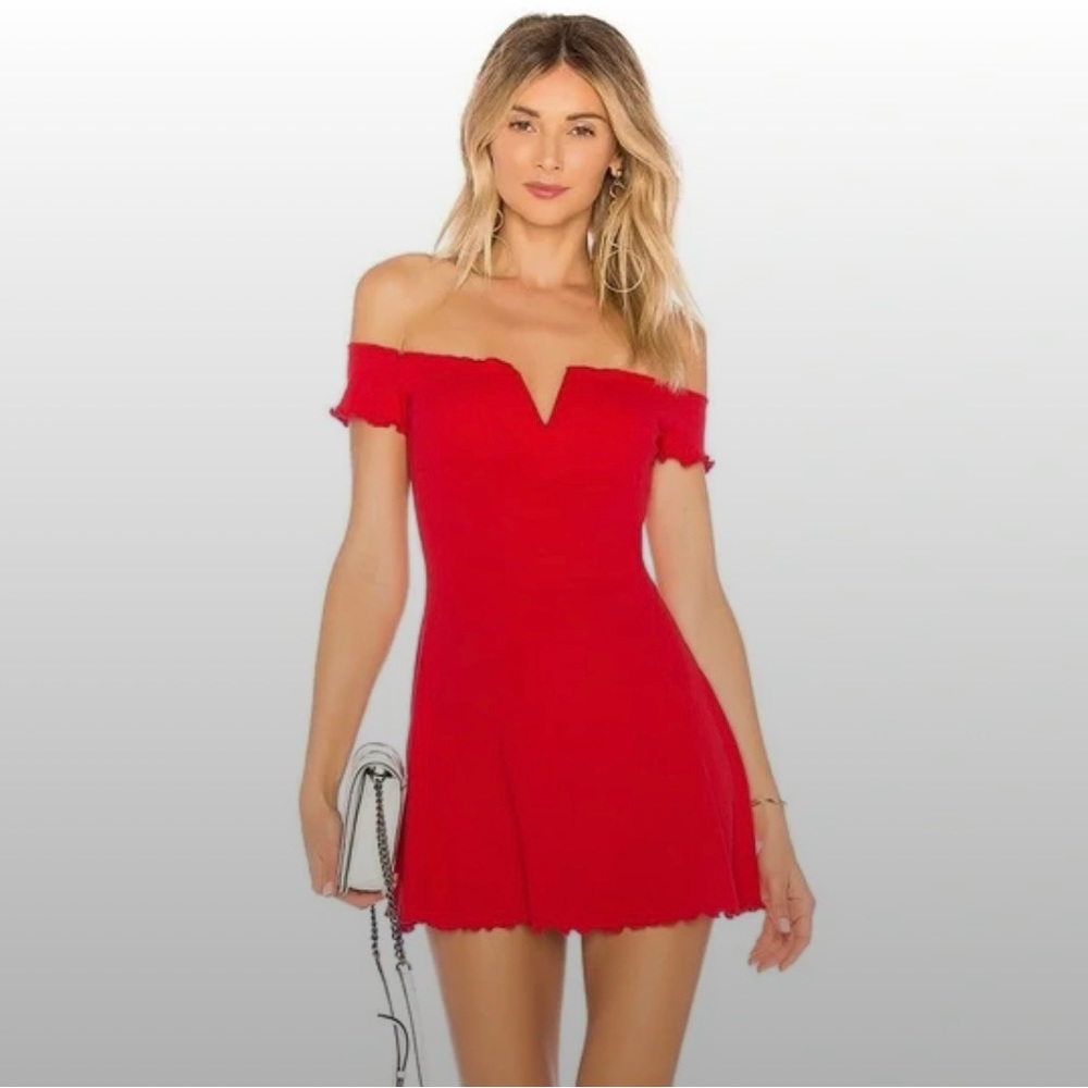 Majorelle Ophelia Dress Red